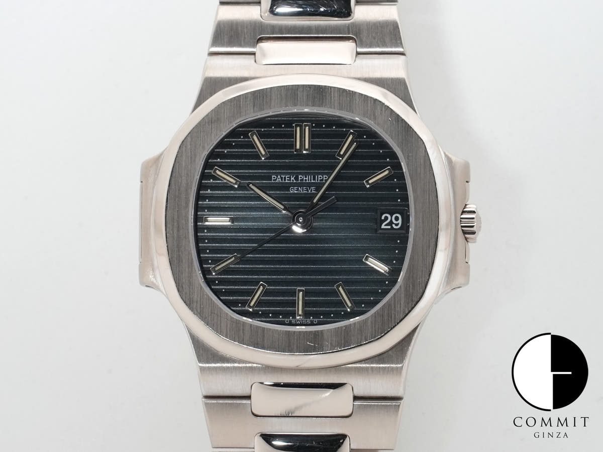 パテックフィリップ ノーチラス Ref.3800/1G-011 ホワイトゴールド ブルー文字盤 中古 yp4tjroe