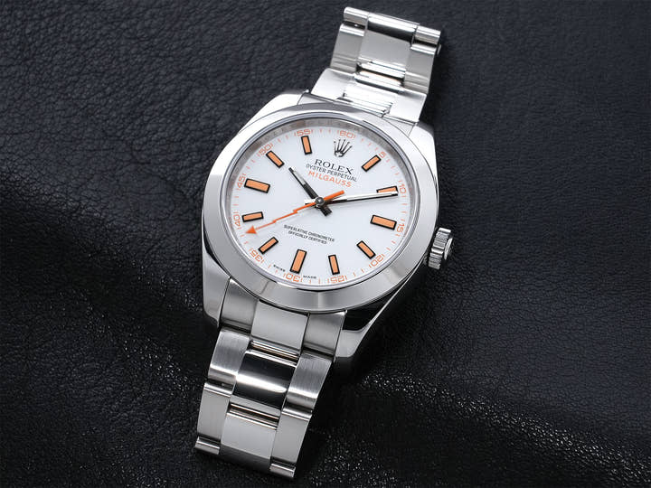 Rolex Milgauss Ref. 116400 Stainless Steel White Dial Pre-owned jmweghrp