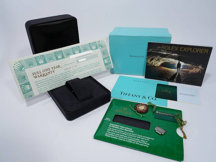 ロレックス エクスプローラーII TIFFANY&CO. Ref.16570 ステンレススチール ホワイト文字盤 オイスターブレスレット 中古 vtyadmqb