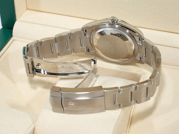 ロレックス オイスターパーペチュアル36 Ref.126000 ステンレススチール ターコイズ文字盤 美品 atcx39fc