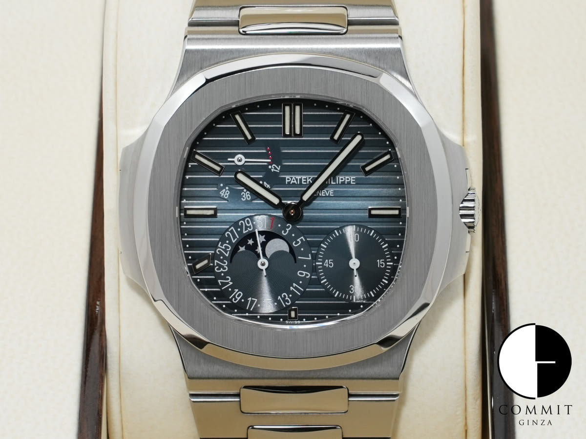 パテックフィリップ ノーチラス プチコンプリケーション Ref.5712/1A-001 ステンレススチール ブルー文字盤 美品 j35ae4o2