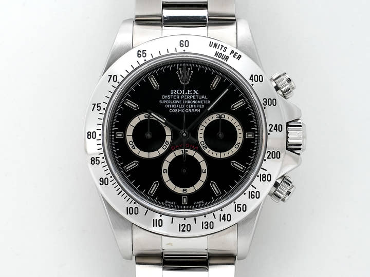 ロレックス デイトナ エルプリメロ Ref.16520 ステンレススチール ブラック文字盤 中古 nnj78kui