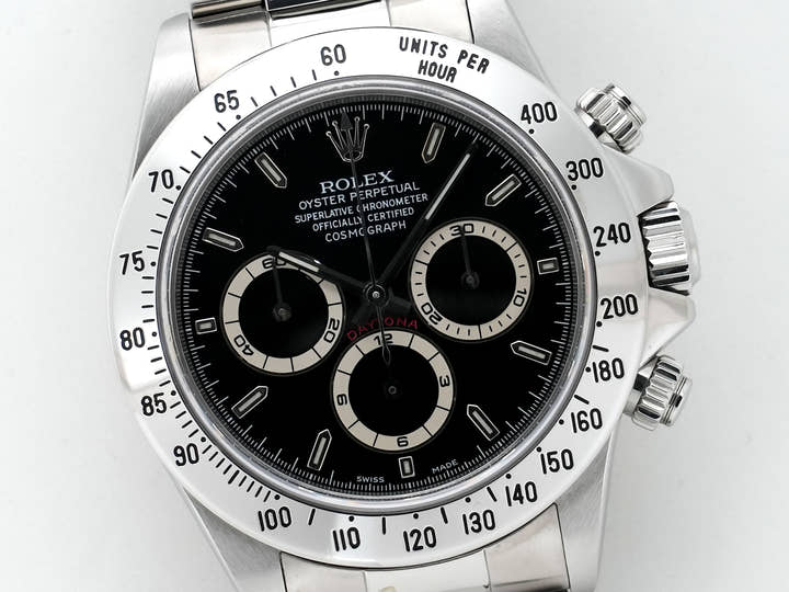 ロレックス デイトナ エルプリメロ Ref.16520 ステンレススチール ブラック文字盤 中古 nnj78kui