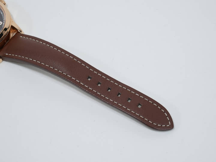 パテックフィリップ カラトラバ パイロット トラベルタイム Ref.7234R-001 ローズゴールド ブラウン文字盤 美中古 v46geafb