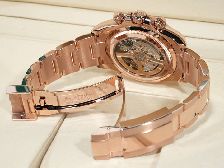 ロレックス デイトナ Ref.126525LN エバーローズゴールド ブライトブラック文字盤 未使用 4qb7ts2t