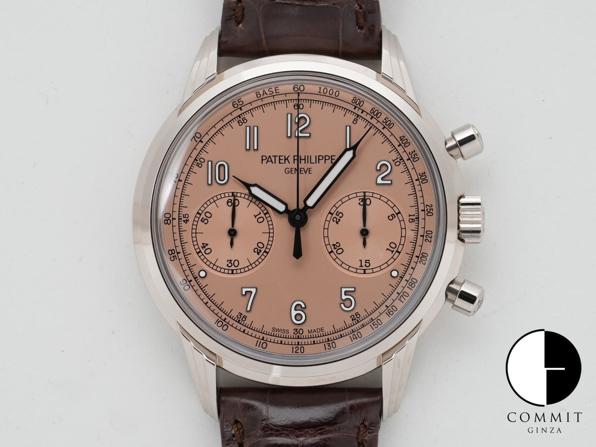 パテックフィリップ クロノグラフ Ref.5172G-010 ホワイトゴールド ローズゴールドメッキのオパーリン文字盤 美中古 5da6nzdo