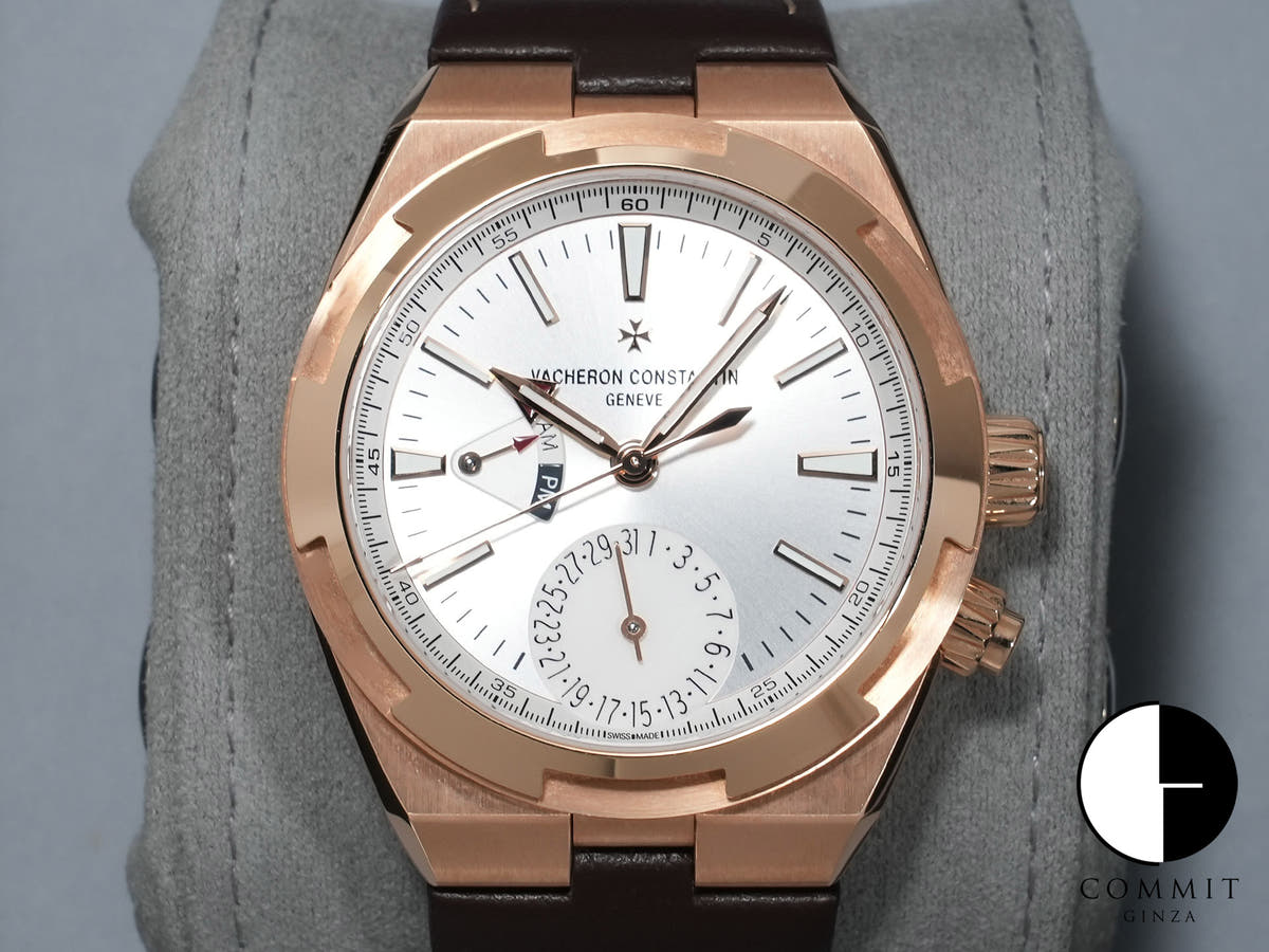 ヴァシュロンコンスタンタン オーヴァーシーズ デュアルタイム Ref.7920V/000R-B336 ピンクゴールド シルバー文字盤 美中古 6xt5tz7e