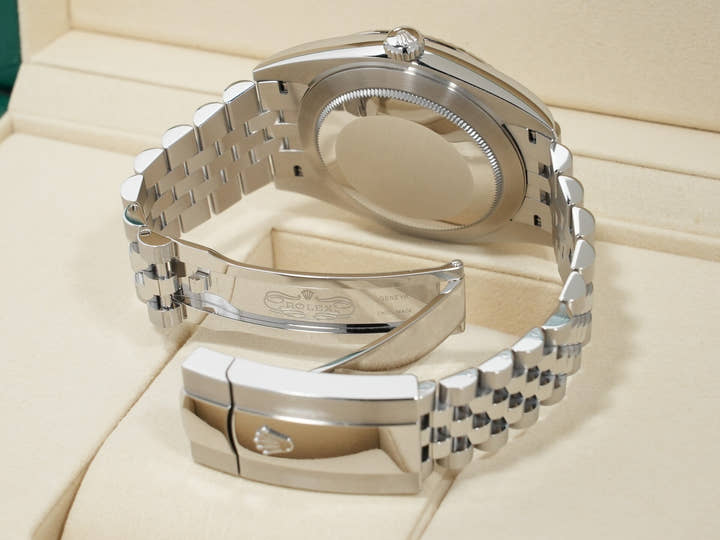 Rolex Datejust 41 Ref. 126334 Stainless Steel/White Gold White Dial Jubilee Bracelet Excellent Condition mddonpv5