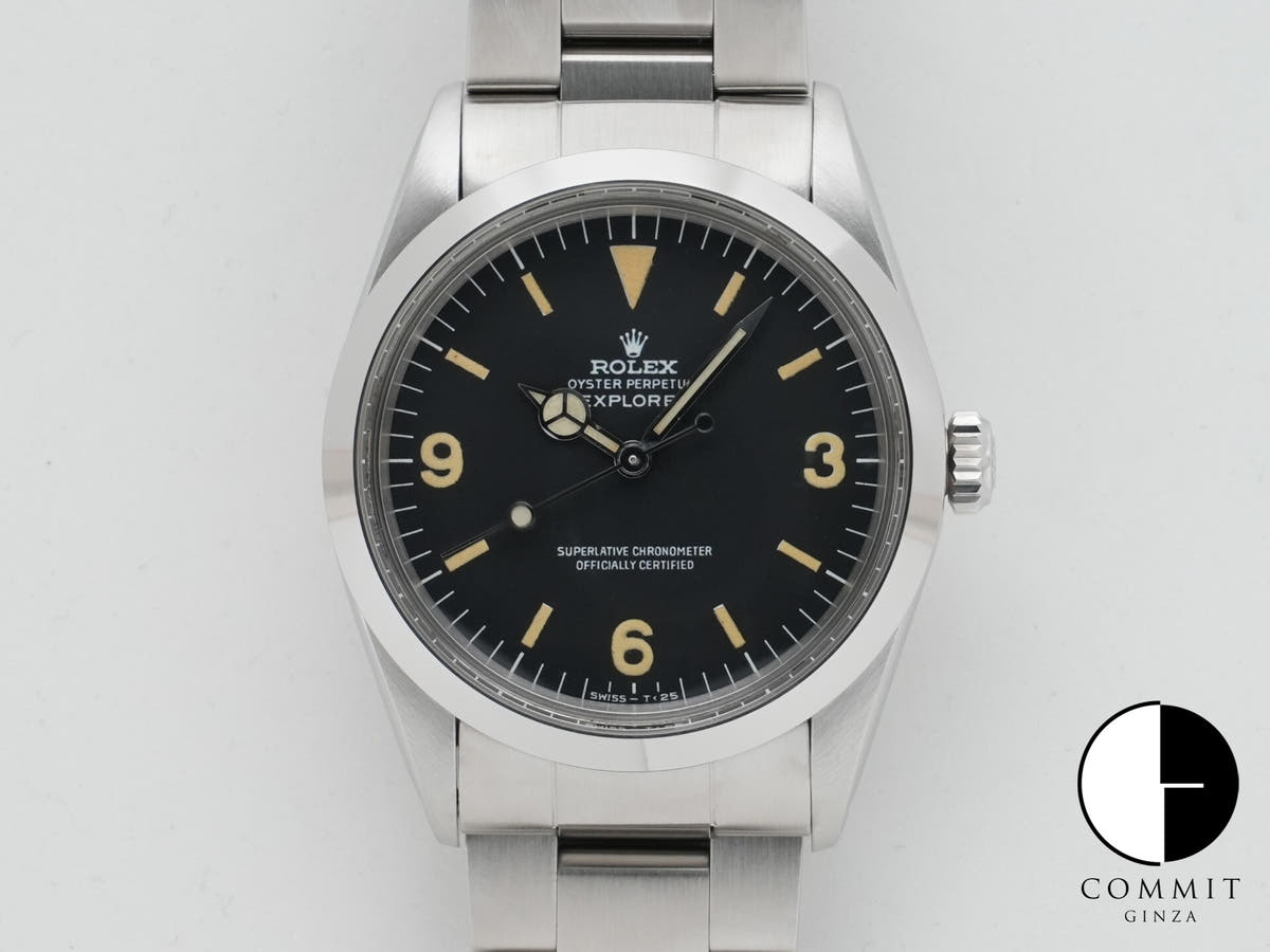 ロレックス エクスプローラーI Ref.1016 ステンレススチール ブラック文字盤 美中古 5gqz3459