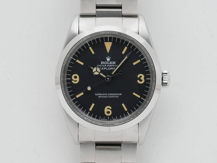 ロレックス エクスプローラーI Ref.1016 ステンレススチール ブラック文字盤 美中古 5gqz3459