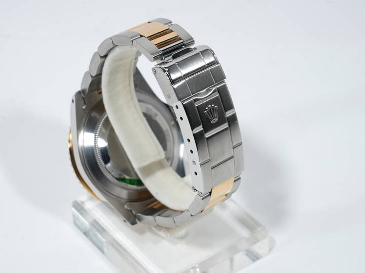 Pre-owned Rolex Submariner Date Ref. 16613 in Stainless Steel/Yellow Gold with Blue Dial (awsaj6fc)