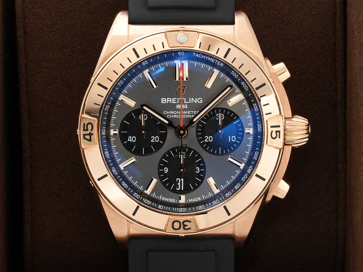 ブライトリング クロノマット B01 42 Ref.RB0134101B1S1 レッドゴールド グレー文字盤 中古 6esk7r2u