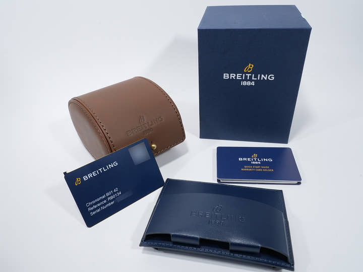 ブライトリング クロノマット B01 42 Ref.RB0134101B1S1 レッドゴールド グレー文字盤 中古 6esk7r2u