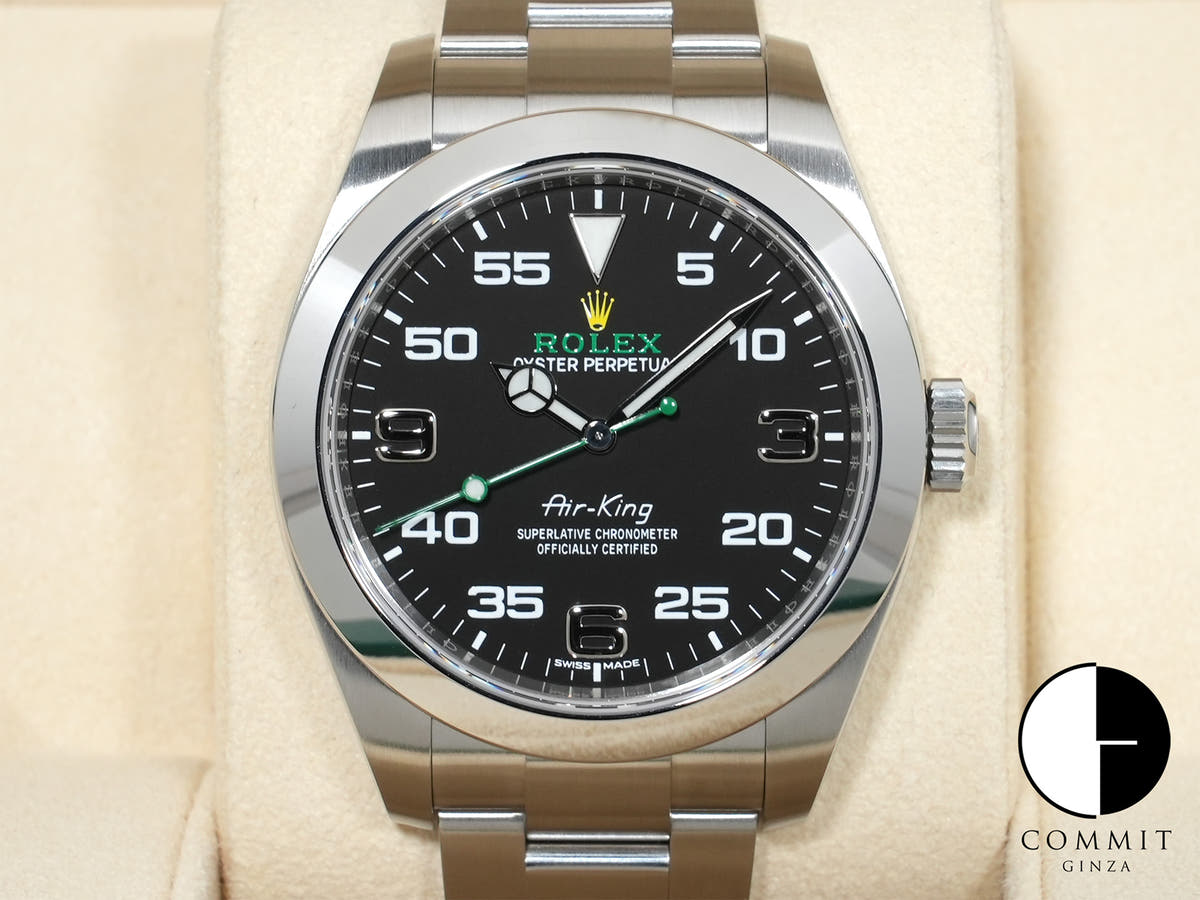 Rolex Air-King Ref. 116900 Stainless Steel Black Dial Oyster Bracelet Unused 9g43b5u6