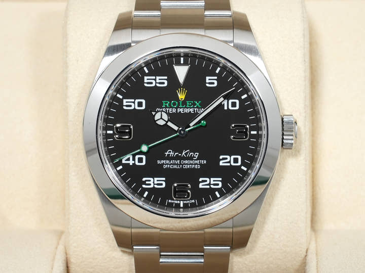 Rolex Air-King Ref. 116900 Stainless Steel Black Dial Oyster Bracelet Unused 9g43b5u6