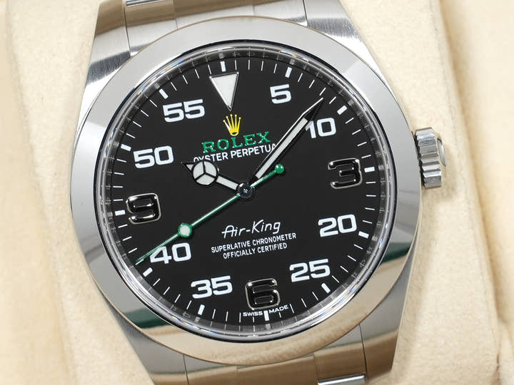 Rolex Air-King Ref. 116900 Stainless Steel Black Dial Oyster Bracelet Unused 9g43b5u6