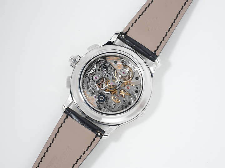 Patek Philippe Split-Seconds Chronograph Ref. 5370P-001 Platinum Black Enamel Dial Excellent Condition o9fz2oip