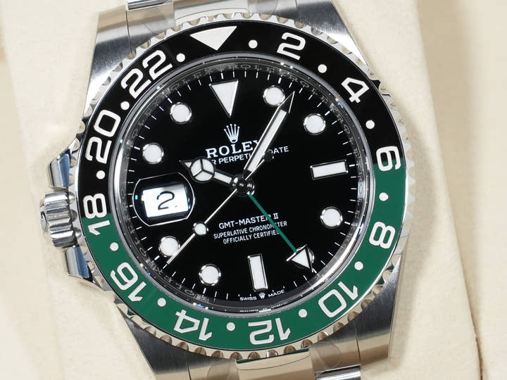 ロレックス GMTマスターII Ref.126720VTNR ステンレススチール ブラック文字盤 オイスターブレスレット 未使用 gkcfihgt