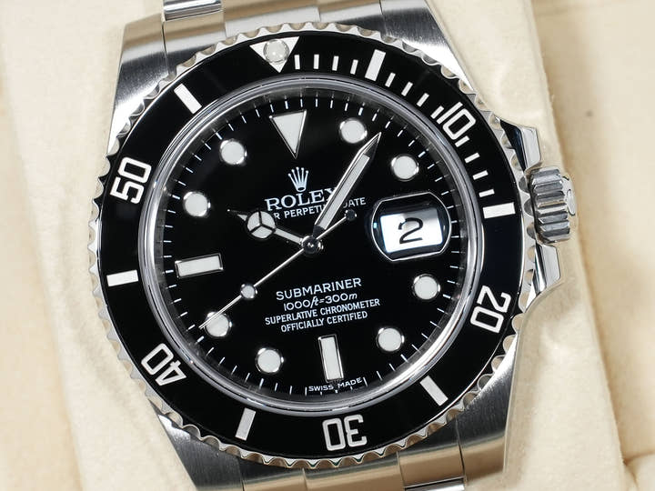 ロレックス サブマリーナー デイト Ref.116610LN ステンレススチール ブラック文字盤 美品 espgsfnx