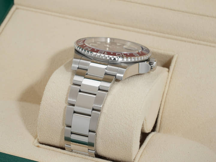 ロレックス GMTマスターII Ref.126710BLRO ステンレススチール ブラック文字盤 オイスターブレスレット 美品 mnefq32f