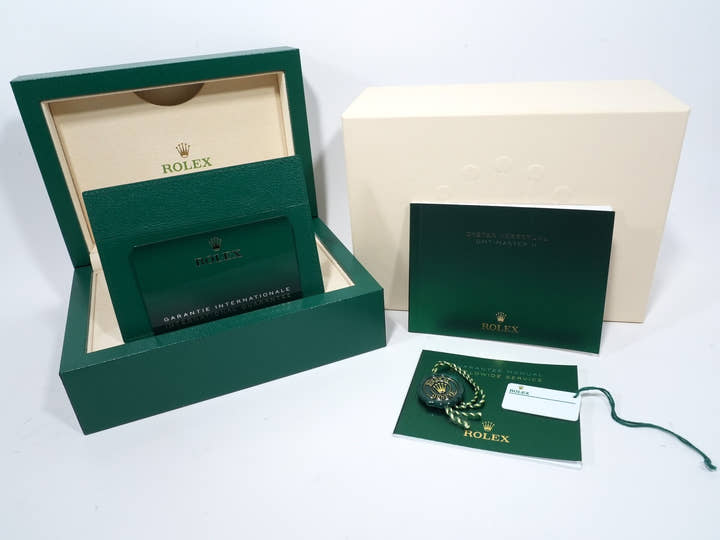 ロレックス GMTマスターII Ref.126710BLRO ステンレススチール ブラック文字盤 オイスターブレスレット 美品 mnefq32f