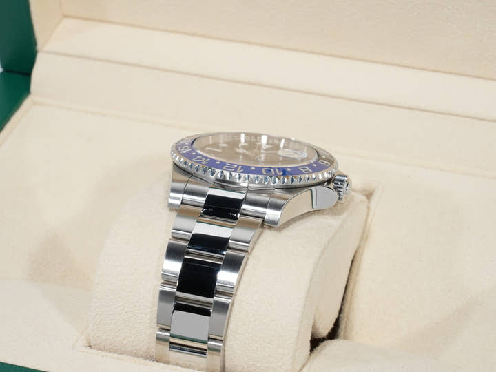 ロレックス GMTマスターII Ref.126710BLNR ステンレススチール ブラック文字盤 オイスターブレスレット 美品 vckb3reh