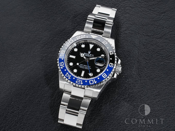 ロレックス GMTマスターII Ref.126710BLNR ステンレススチール ブラック文字盤 オイスターブレスレット 美品 vckb3reh