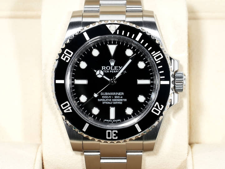 ロレックス サブマリーナー ノンデイト Ref.114060 ステンレススチール ブラック文字盤 美中古 ringfo9m