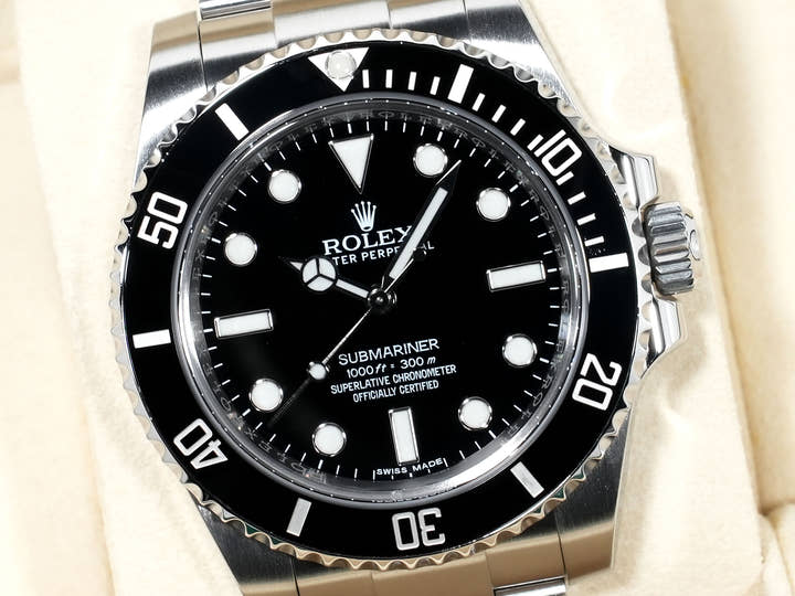 ロレックス サブマリーナー ノンデイト Ref.114060 ステンレススチール ブラック文字盤 美中古 ringfo9m