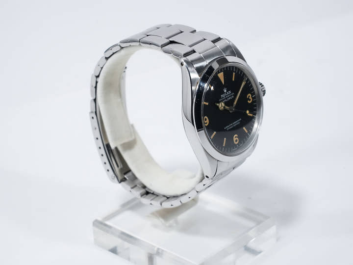 ロレックス エクスプローラーI Ref.1016 ステンレススチール ブラック文字盤 中古 8h4merhz