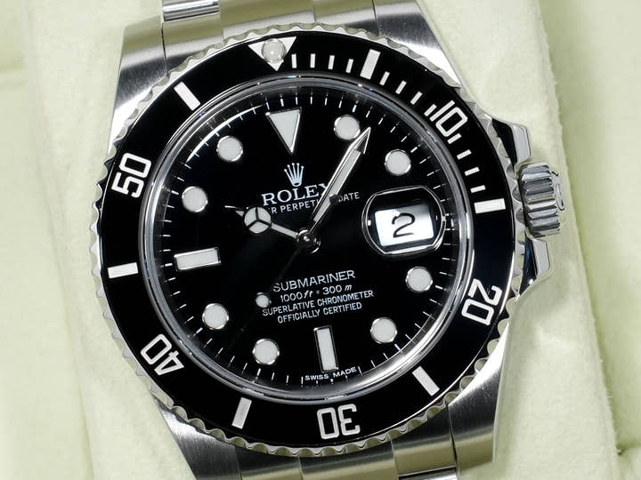 ロレックス サブマリーナー デイト Ref.116610LN ステンレススチール ブラック文字盤 中古 vgiixt7n