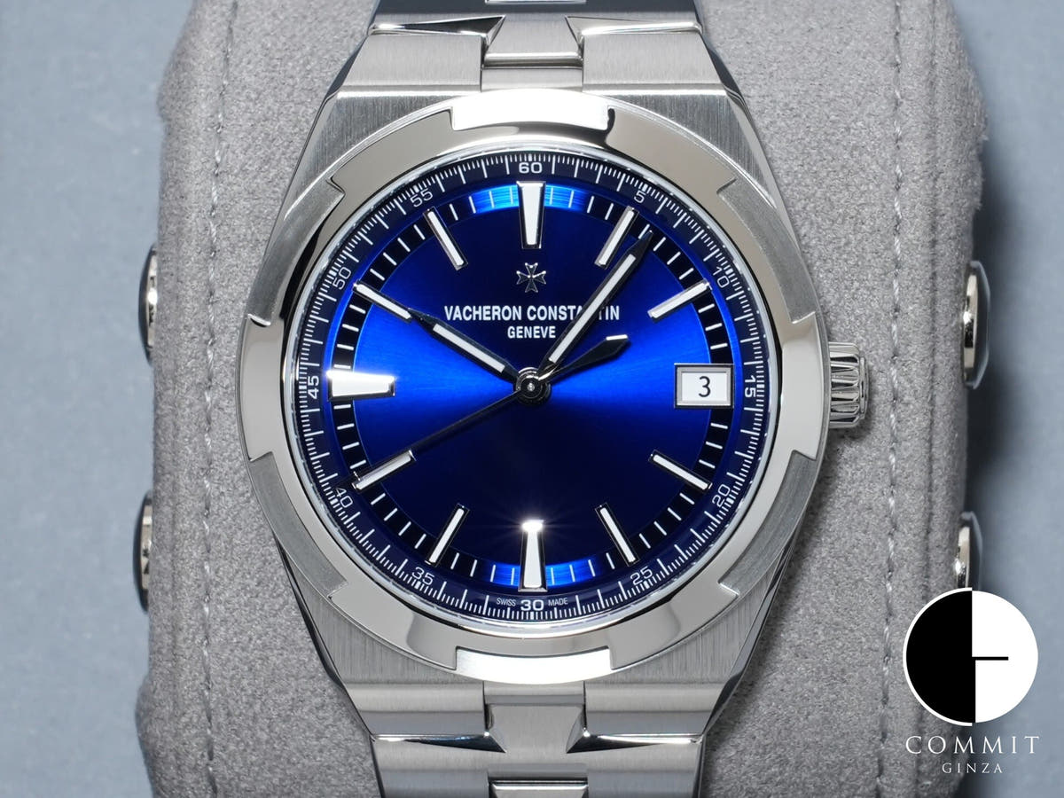 ヴァシュロンコンスタンタン オーヴァーシーズ オートマティック Ref.4520V/210A-B128 ステンレススチール ブルー文字盤 未使用 j39xz4dm