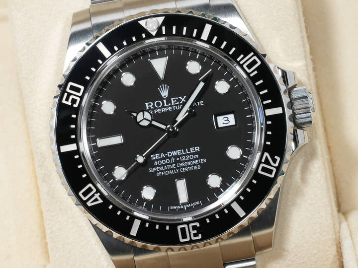 ロレックス シードゥエラー 4000 Ref.116600 ステンレススチール ブラック文字盤 中古 vcmsv66i