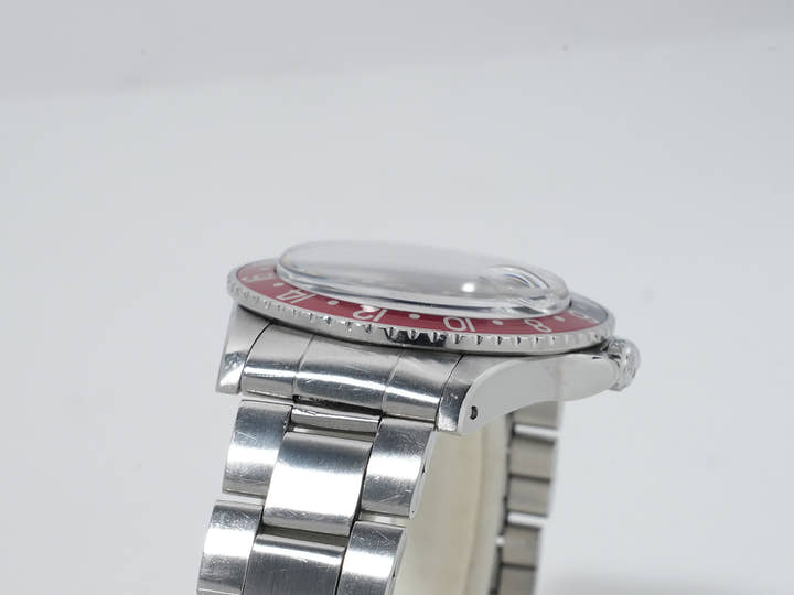 Pre-owned Rolex GMT-Master Ref. 1675 Stainless Steel with Black Dial and Oyster Bracelet (kwnjg8zj)