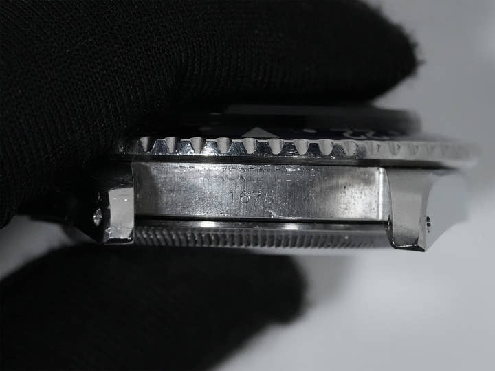 Pre-owned Rolex GMT-Master Ref. 1675 Stainless Steel with Black Dial and Oyster Bracelet (kwnjg8zj)