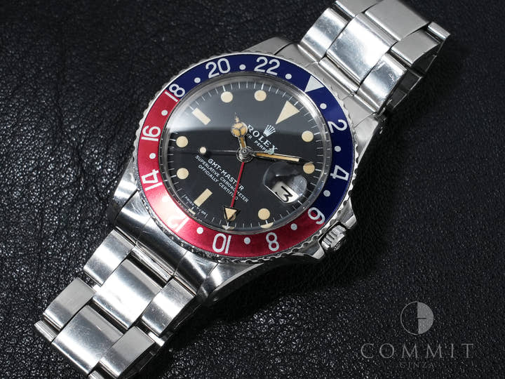 Pre-owned Rolex GMT-Master Ref. 1675 Stainless Steel with Black Dial and Oyster Bracelet (kwnjg8zj)