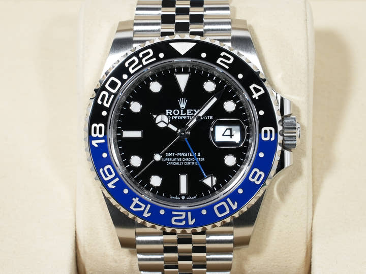 ロレックス GMTマスターII Ref.126710BLNR ステンレススチール ブラック文字盤 ジュビリーブレスレット 未使用 w3q6ddir