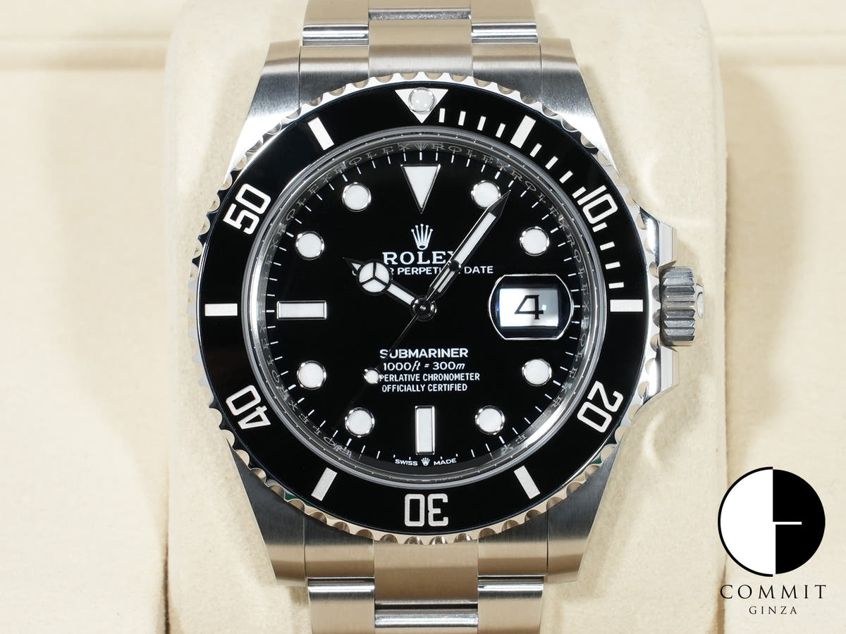 ロレックス サブマリーナー デイト Ref.126610LN ステンレススチール ブラック文字盤 未使用 5pfbt8nk