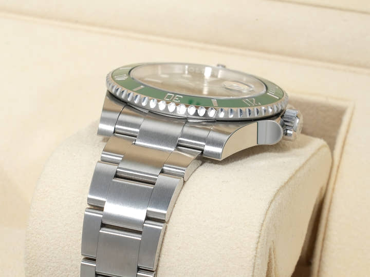 ロレックス サブマリーナー デイト Ref.116610LV ステンレススチール グリーン文字盤 美品 z5f94n2t
