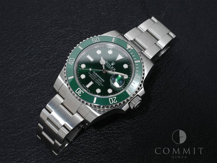 ロレックス サブマリーナー デイト Ref.116610LV ステンレススチール グリーン文字盤 美品 z5f94n2t