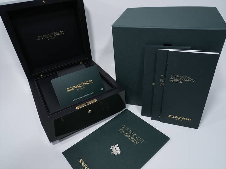 オーデマピゲ ロイヤルオーク クロノグラフ 50周年記念 Ref.26240ST.OO.1320ST.02 ステンレススチール ブラック文字盤 美中古 fj6963ca