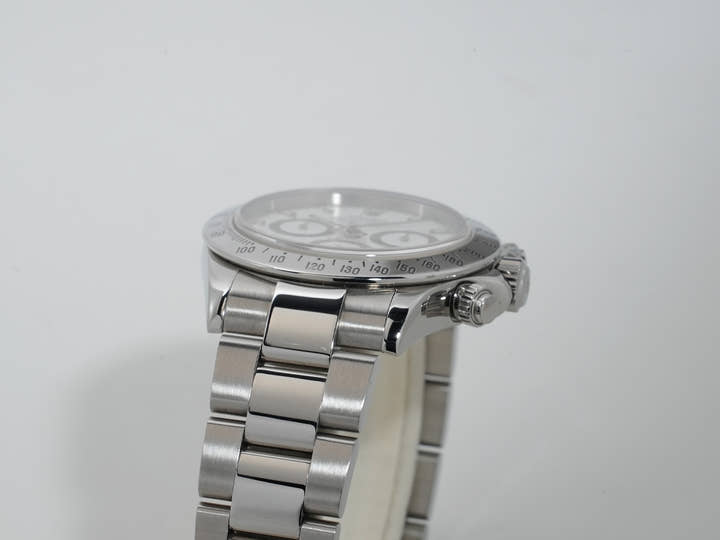 Pre-owned Rolex Daytona Ref. 116520 Stainless Steel White Dial kjxovadx
