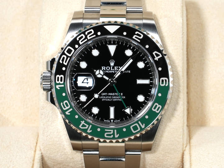 ロレックス GMTマスターII Ref.126720VTNR ステンレススチール ブラック文字盤 オイスターブレスレット 中古 9mzxfczq