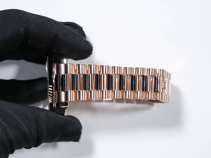 ロレックス デイデイトII Ref.218235 エバーローズゴールド チョコレート文字盤 美中古 osstmfaj