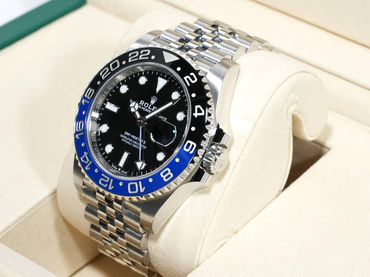 ロレックス GMTマスターII Ref.126710BLNR ステンレススチール ブラック文字盤 ジュビリーブレスレット 未使用 br4dz9mb