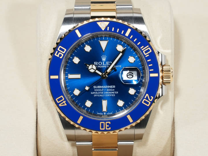 ロレックス サブマリーナー デイト Ref.126613LB ステンレススチール/イエローゴールド ブルー文字盤 未使用 rqyfv78f