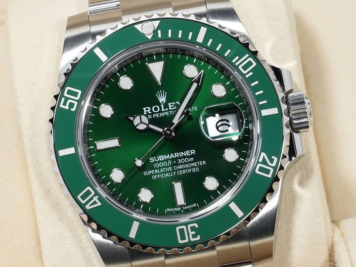 ロレックス サブマリーナー デイト Ref.116610LV ステンレススチール グリーン文字盤 極美品 m2xtzioz