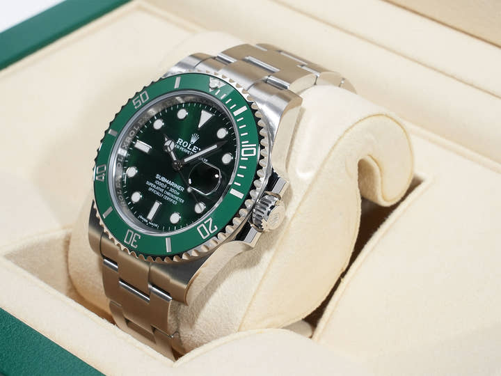 ロレックス サブマリーナー デイト Ref.116610LV ステンレススチール グリーン文字盤 極美品 m2xtzioz