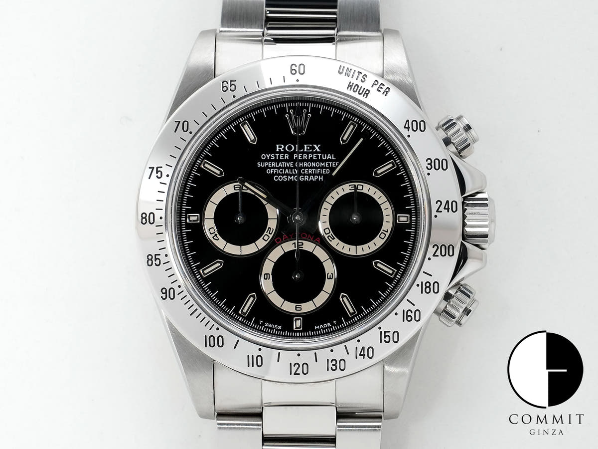 ロレックス デイトナ エルプリメロ Ref.16520 ステンレススチール ブラック文字盤 美中古 a56sucux