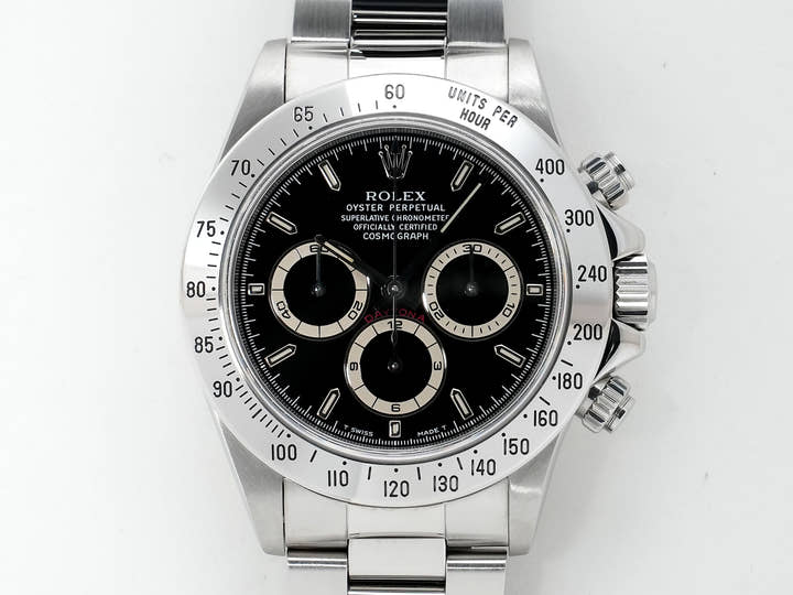 ロレックス デイトナ エルプリメロ Ref.16520 ステンレススチール ブラック文字盤 美中古 a56sucux